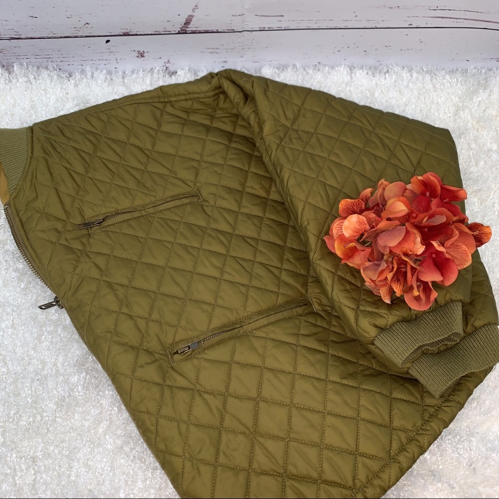 Free People Military Style Green Jacket Size L